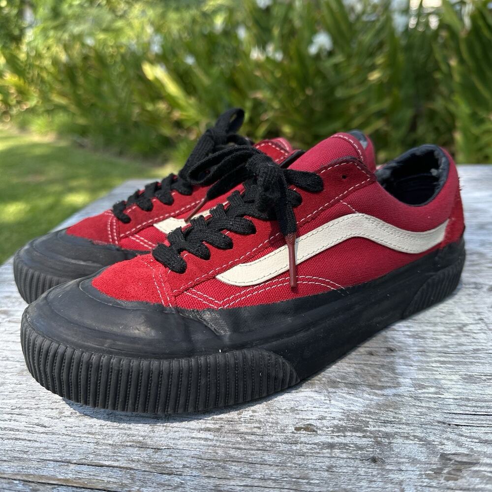 Vans Style 36 Sf Rubber Dip Chili Pepper Red Black Men's 7.5 Skate Shoes RARE